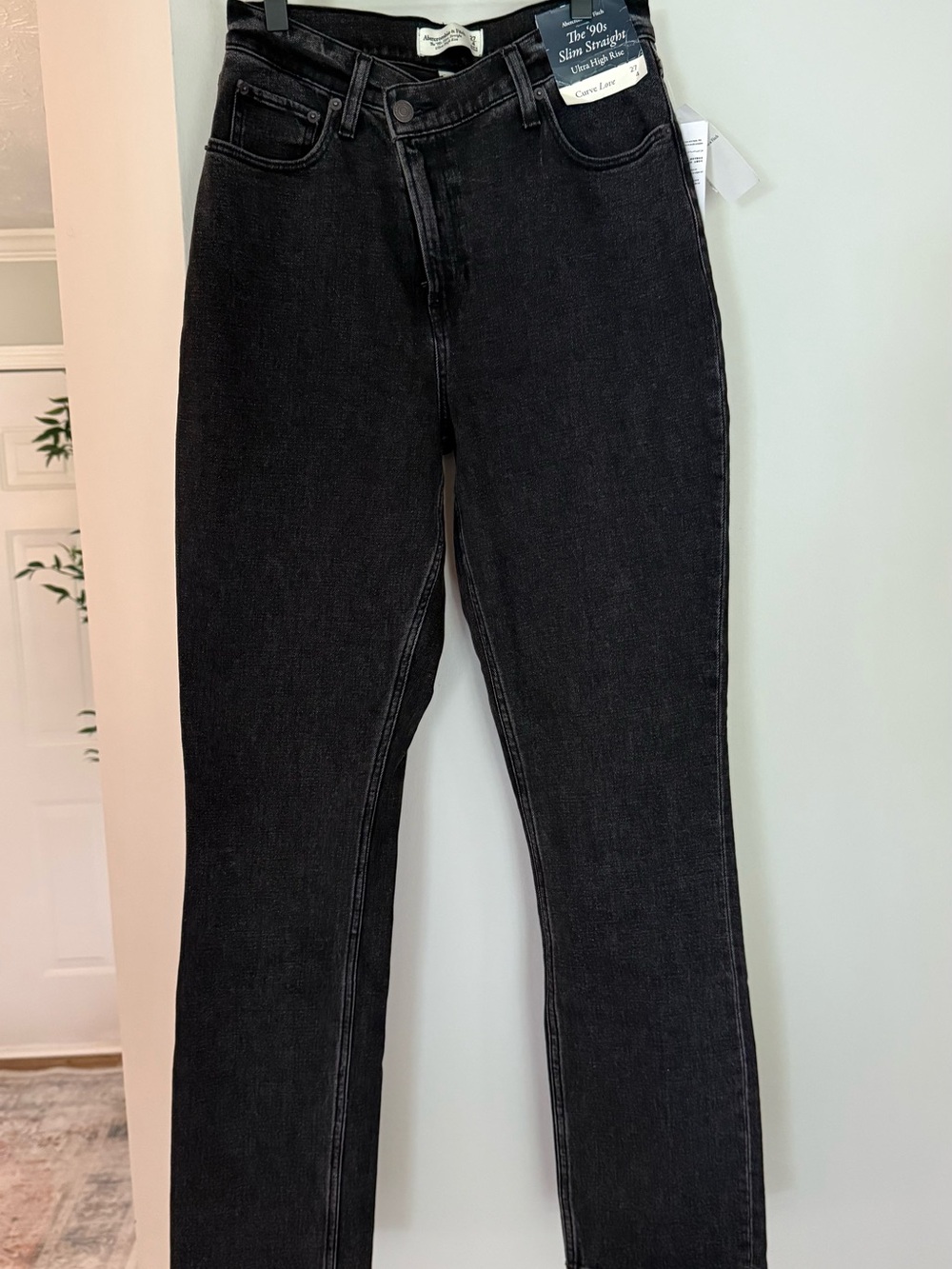 NWT Abercrombie & Fitch Black Skinny Jeans
